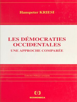 cover image of Les Démocraties occidentales